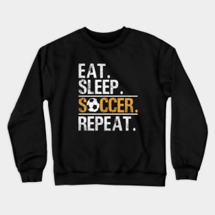 Eat Sleep Soccer Repeat - Soccer Player Coach Boys Crewneck Sweatshirt